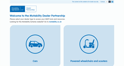 Desktop Screenshot of motabilitydealer.co.uk